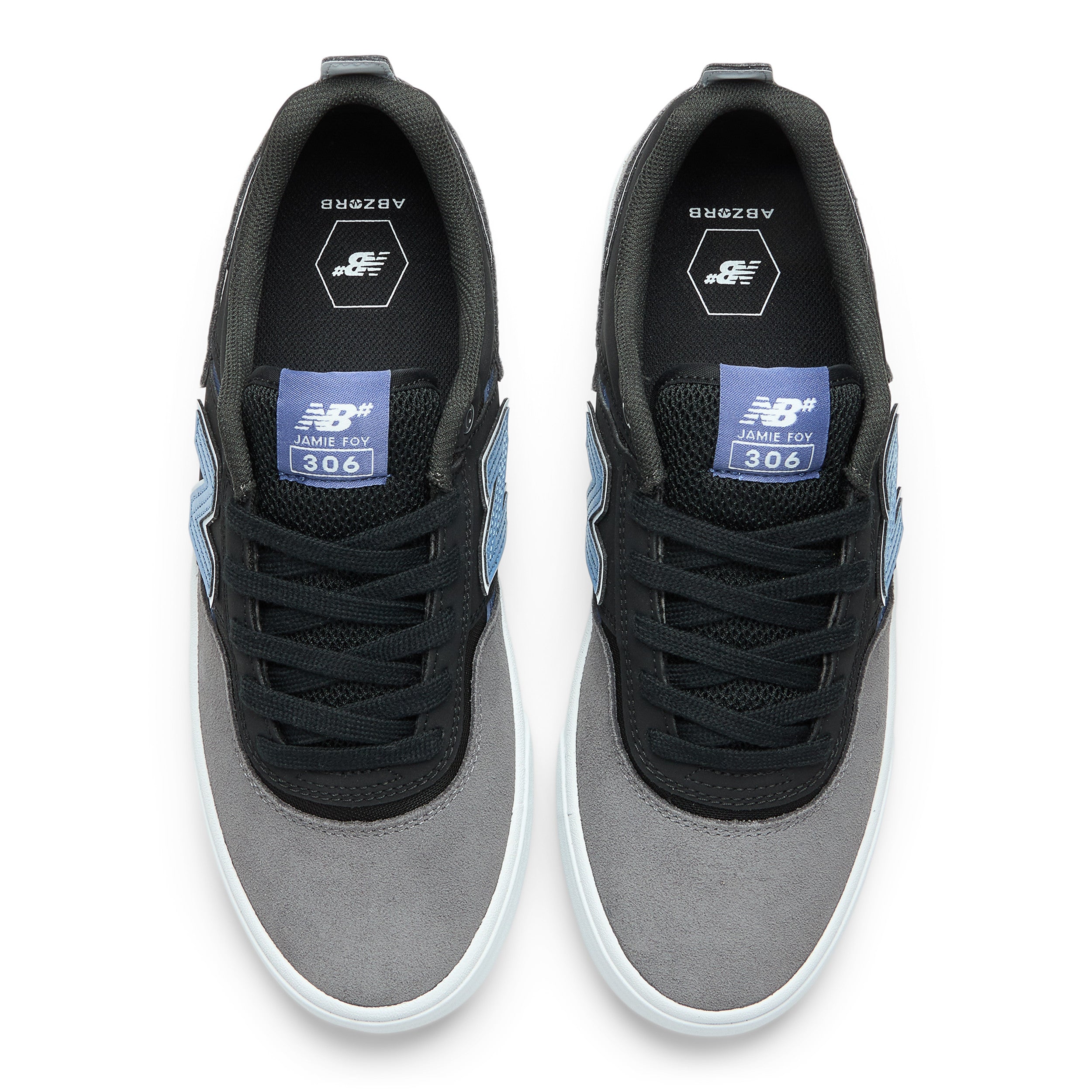 Grey/Black NM306 NB Numeric Foy Skate Shoe Top