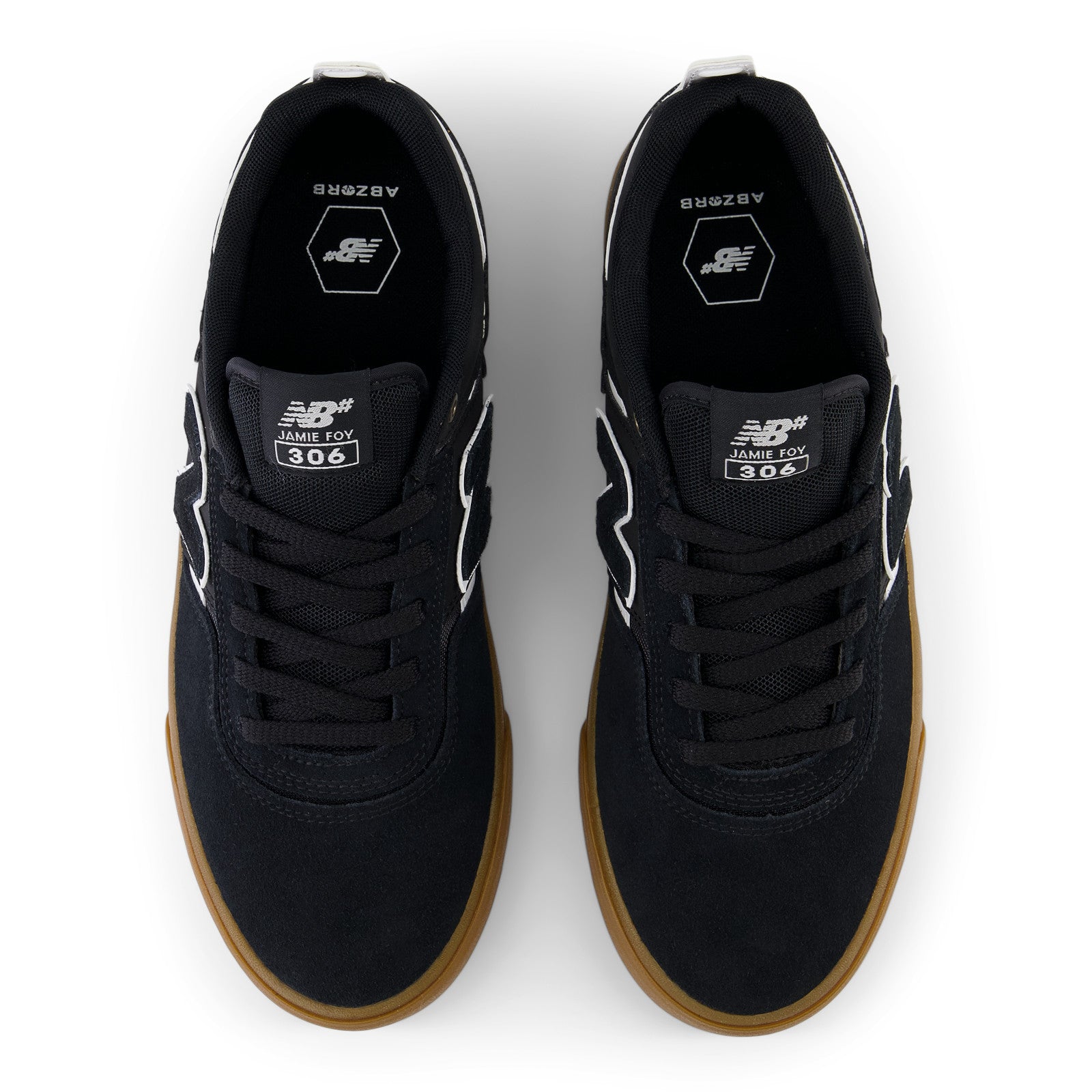 New Balance Numeric Jamie Foy 306 Skateboard Shoe - Black/Gum