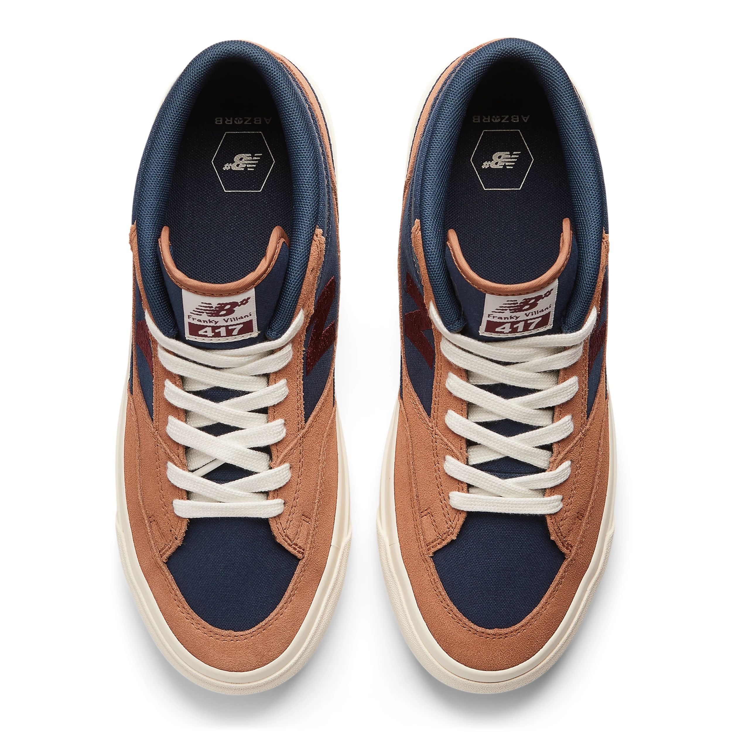 Wheat/Navy NM417 Villani NB Numeric Skate Shoe Top