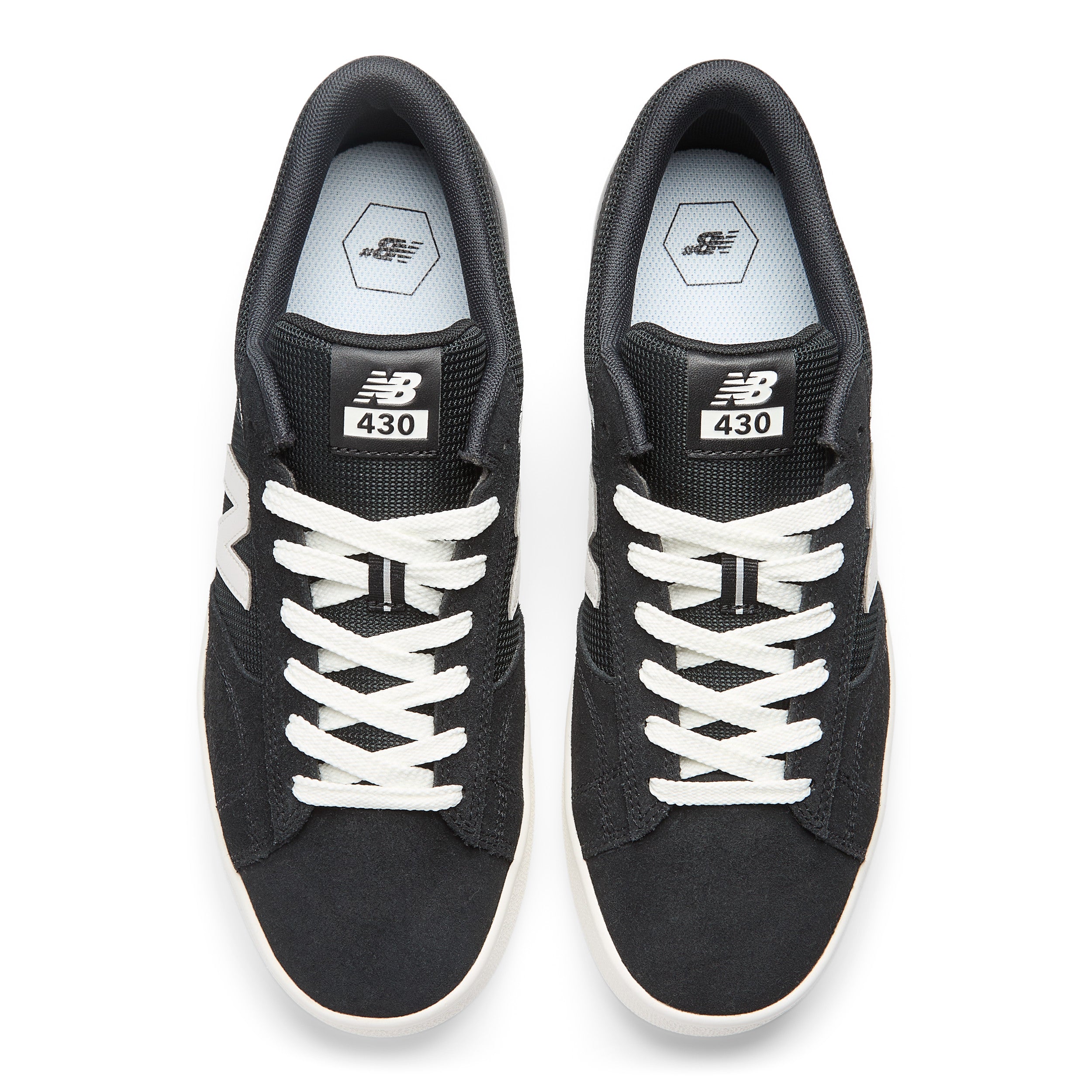 Black/White NM430 NB Numeric Skate Shoe Top