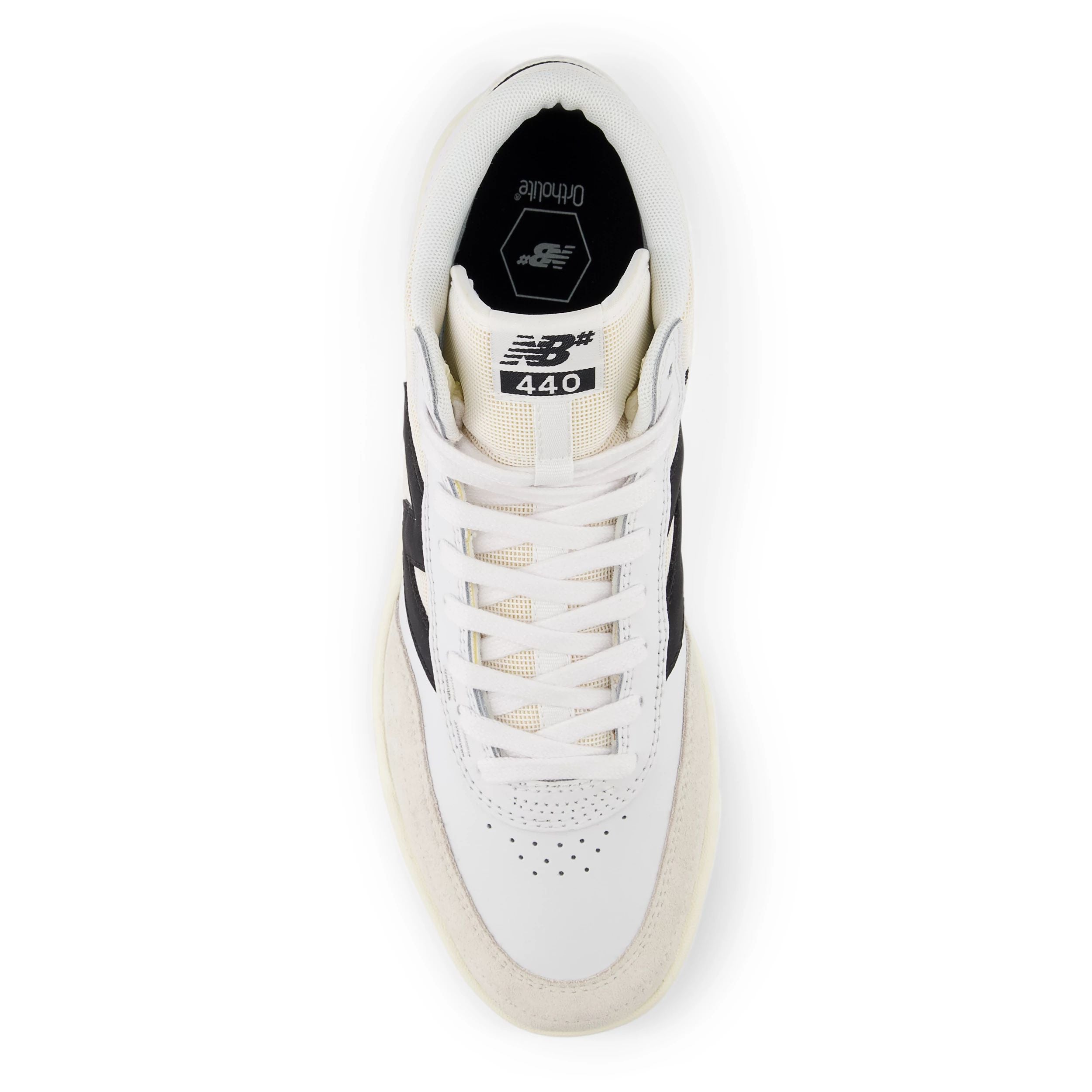 White/Black NM440v2 High NB Numeric Skate Shoe Top