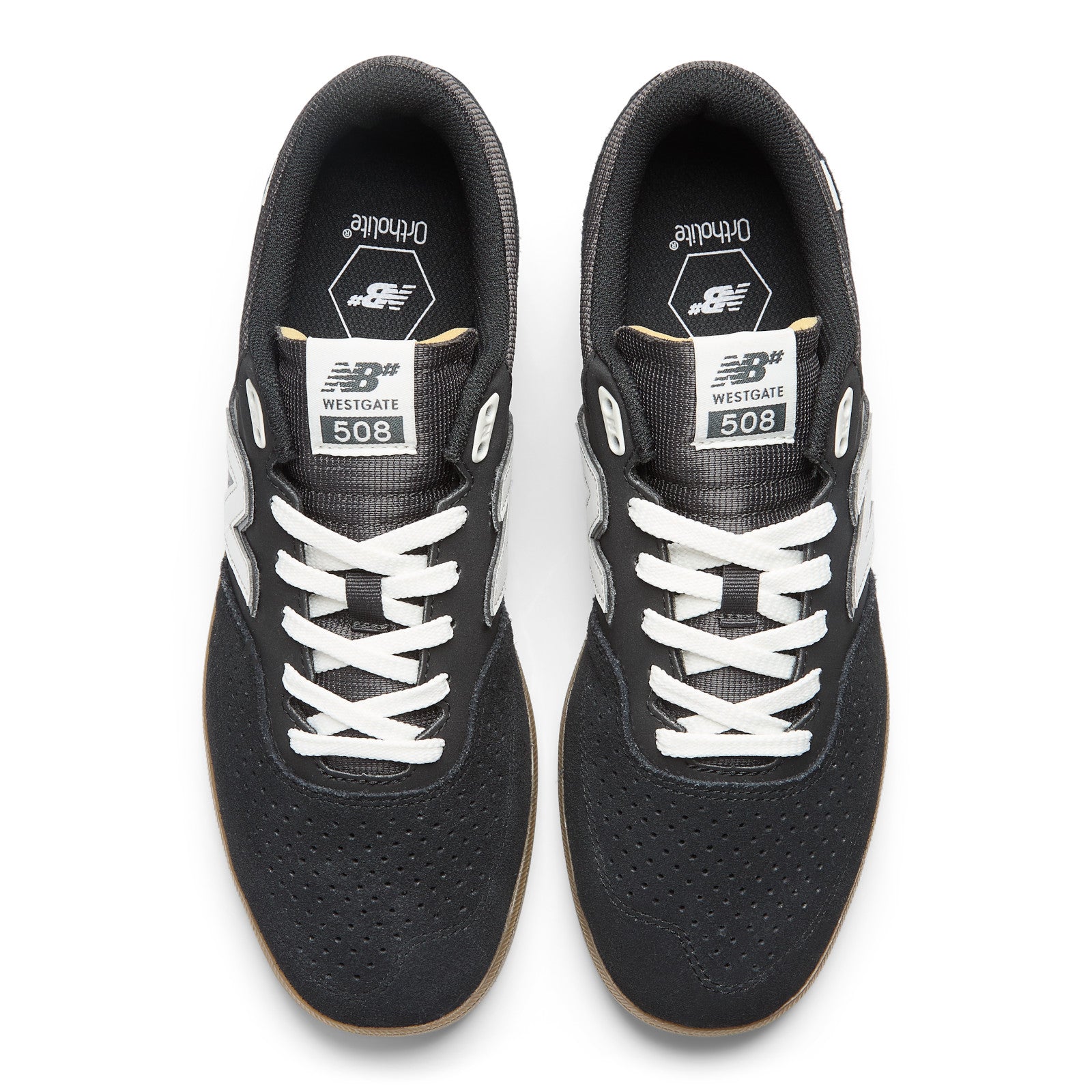 New Balance Numeric Westgate 508 Skateboard Shoe - Black/White/Gum