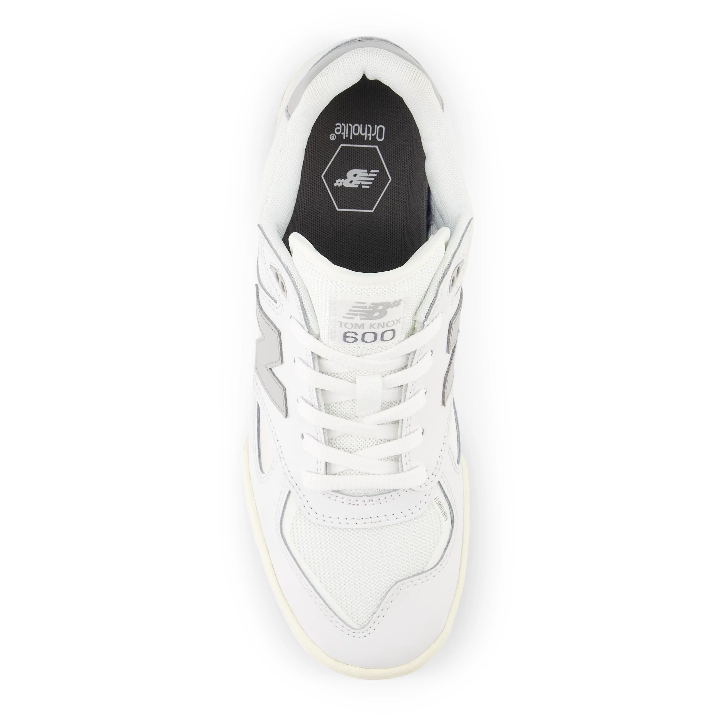 White NM600 Tom Knox NB Numeric Skate Shoe Top