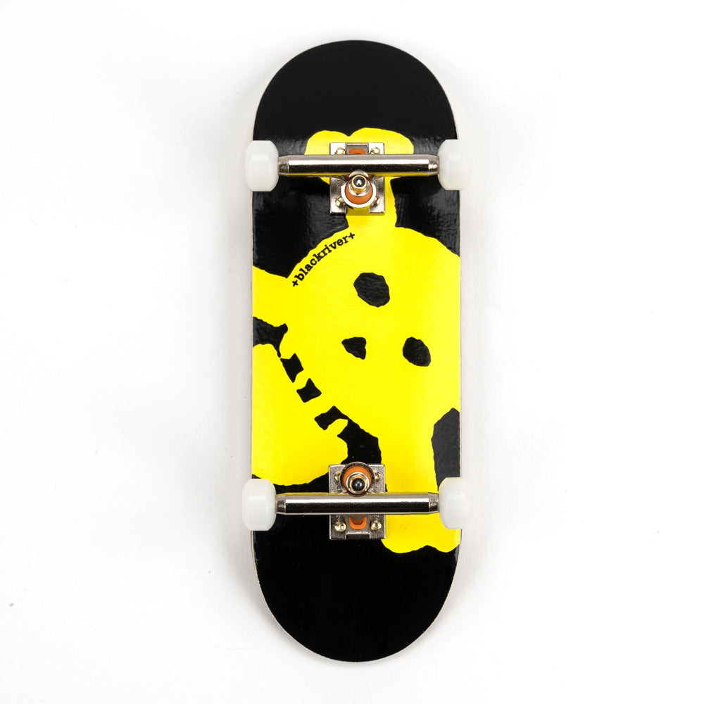 Neon Yellow New Skull Blackriver Complete Fingerboard Set