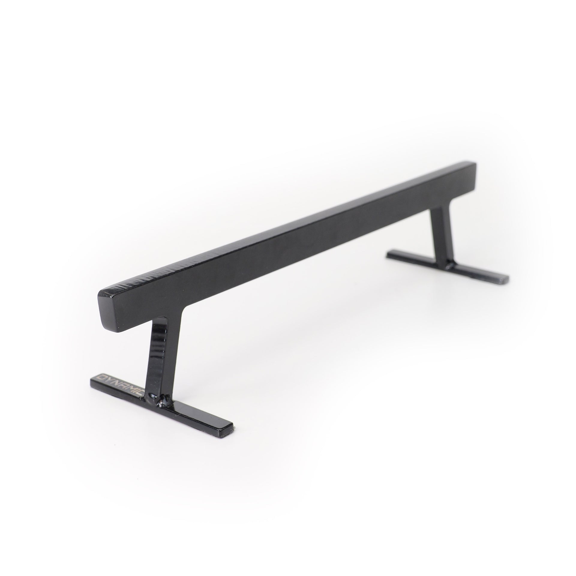 Dynamic Low Square Flat Bar Fingerboard Rail - Black