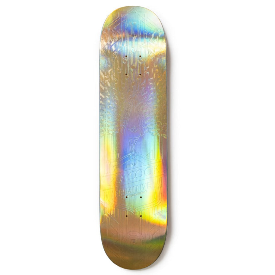 Brian Peacock Holofoil Peacock Primitive Skateboard Deck