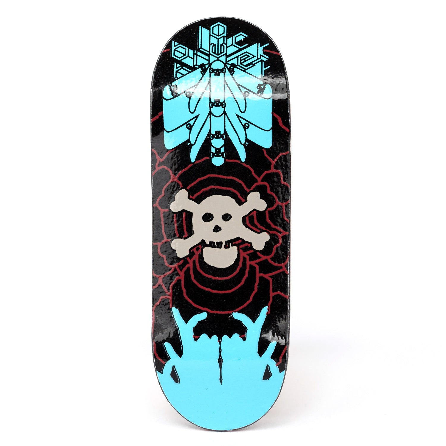 Black Psy Hands Blackriver Fingerboard Deck