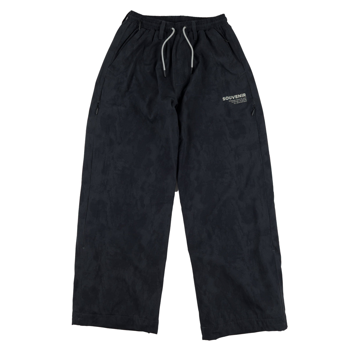 Black Blotch Souvenir Parachute Snow Pants