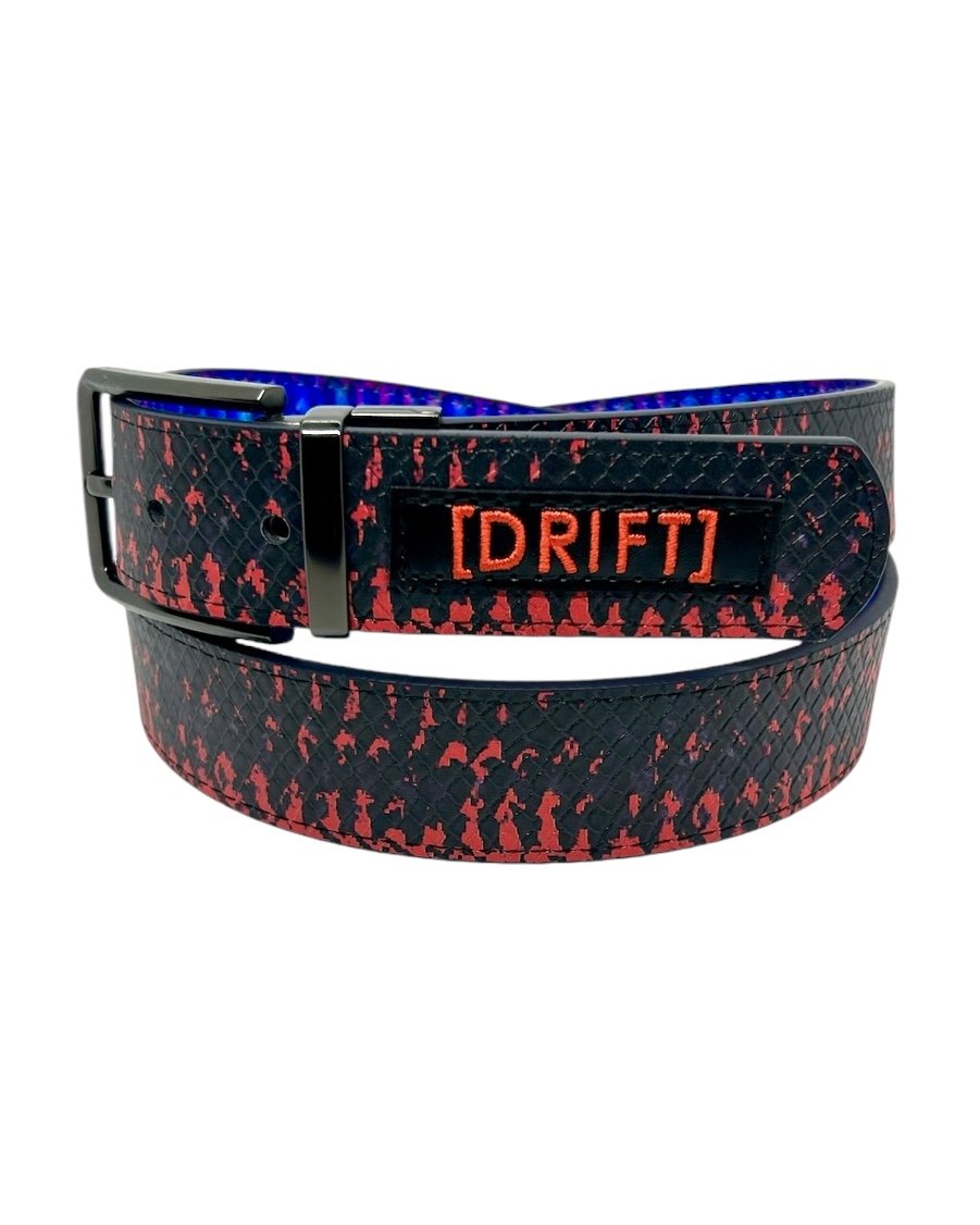 Loosey x Atlantic Drift Reversible Fish Scale Belt