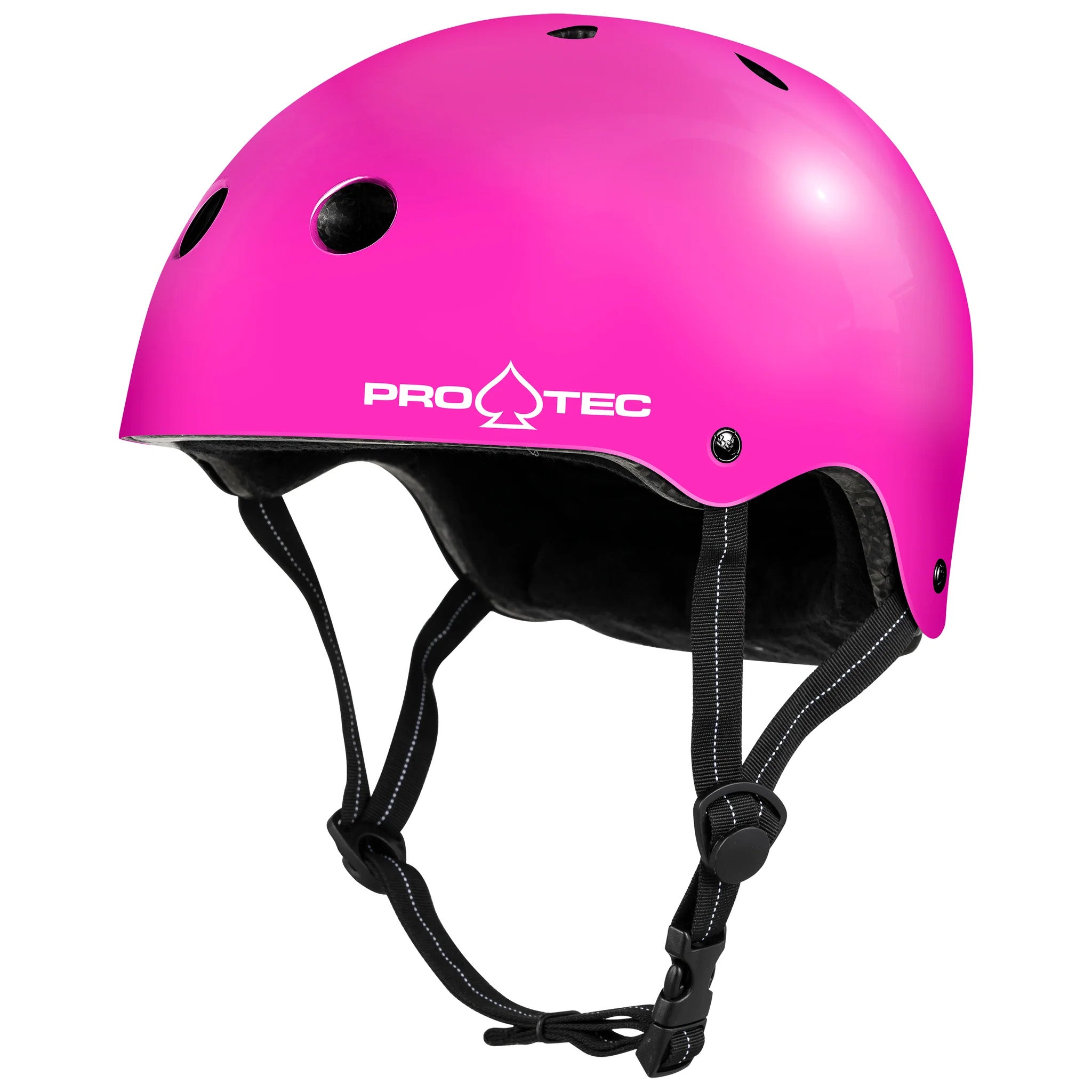Pink Pro Tec Low Pro Helmet Front View