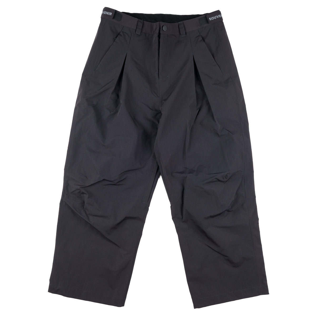 Black Pleated Chino Souvenir Snow Pants