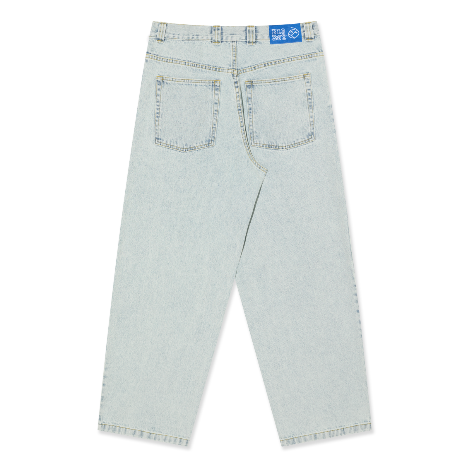 Light Blue OG Logo Polar Big Boy Jeans Back
