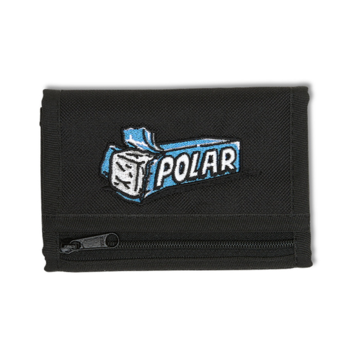 Black Polar bubblegum key wallet with zipper pounch