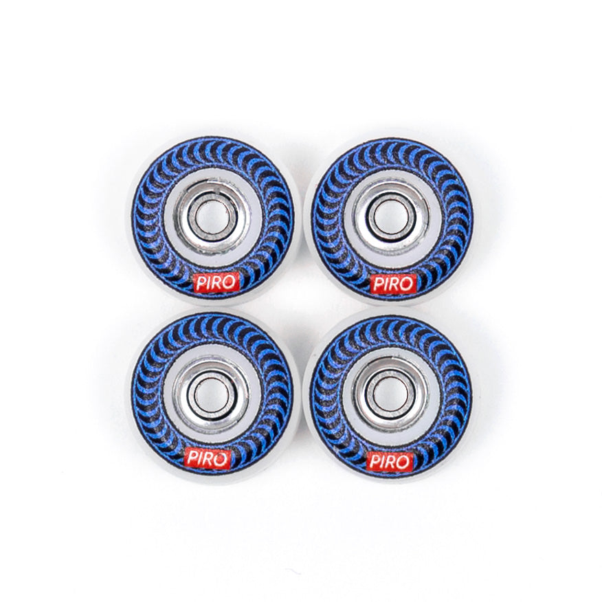 Blue Spiral Piro X Sorry Graphic Wheels