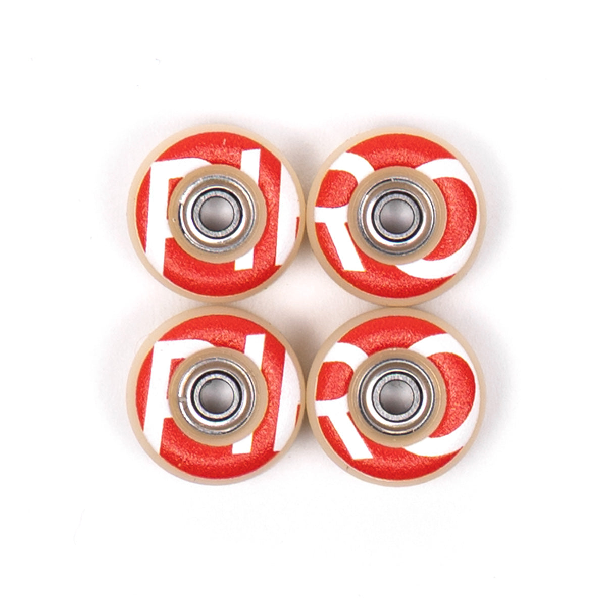 Tan Untitled Red Graphic Piro Fingerboard Wheels
