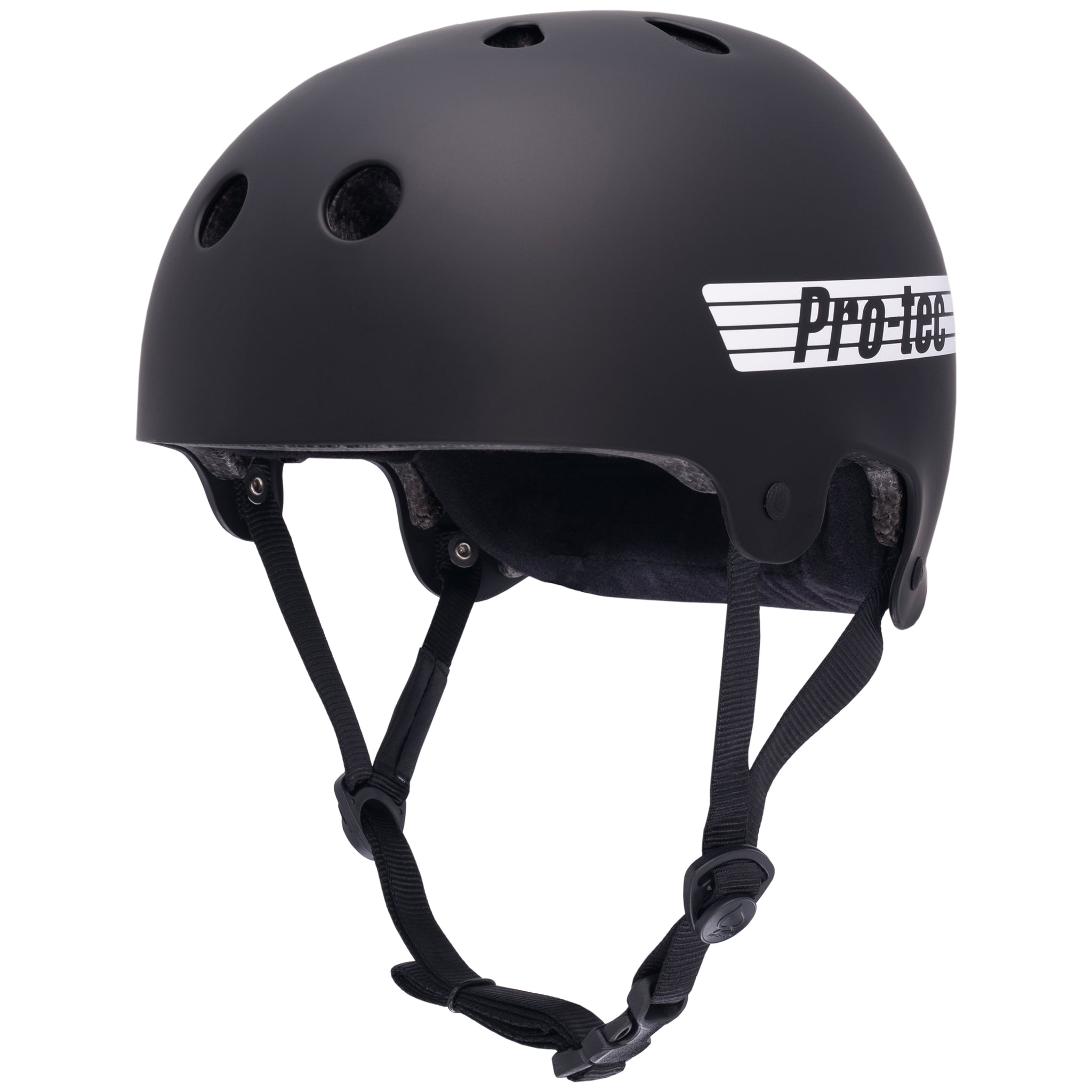 Matte Black ASIA Fit Old School Pro-Tec Helmet