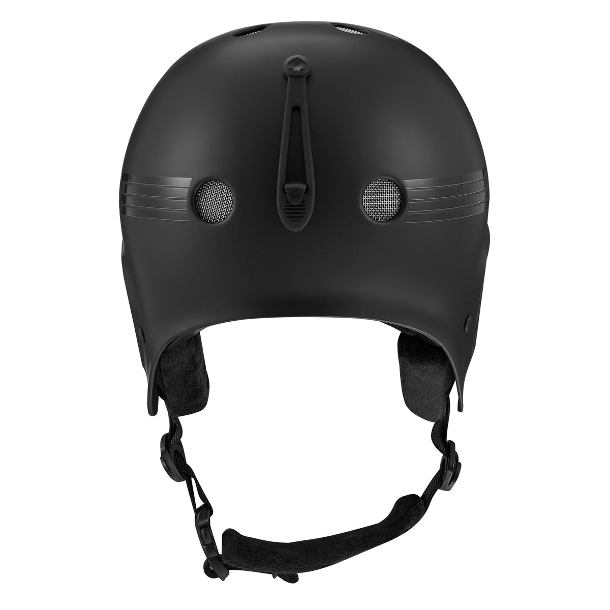 Matte Black Full Cut 2.0 ProTec Snow Helmet Back