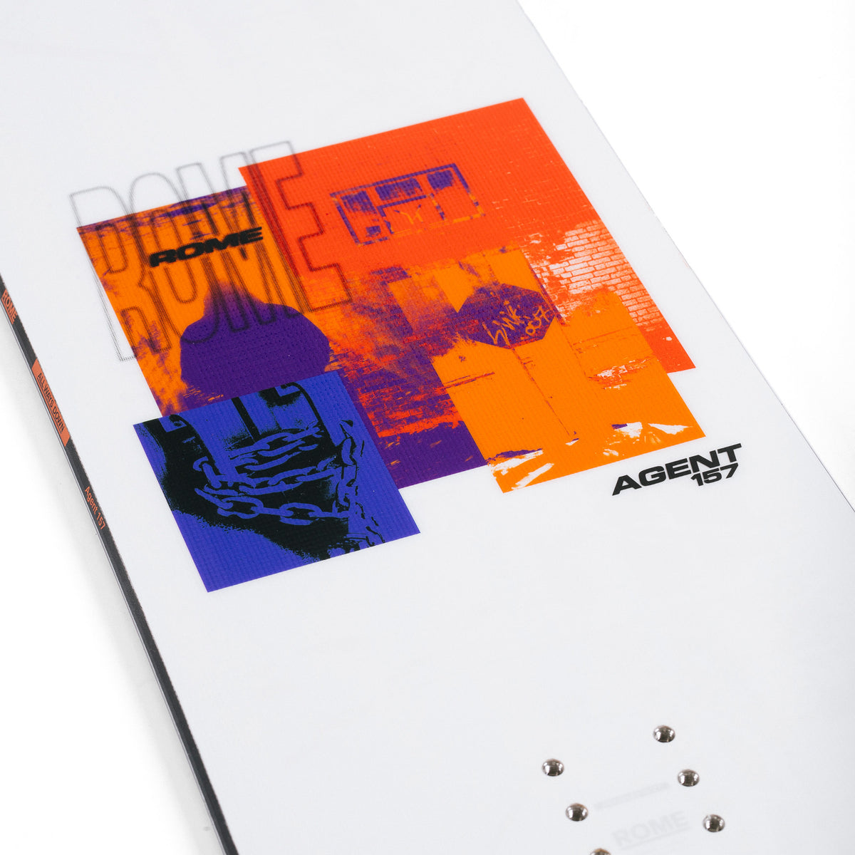 2027 Rome Agent Snowbaard top graphic