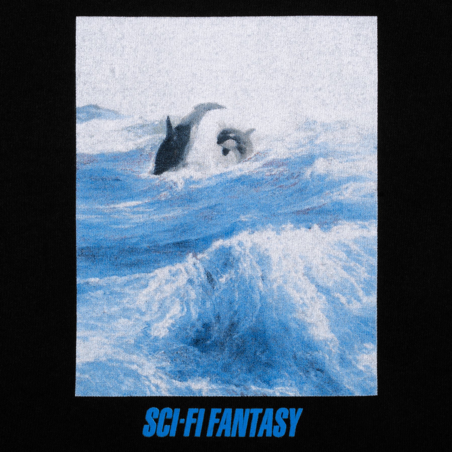 Killer Whale Sci-Fi Fantasy T-Shirt Detail