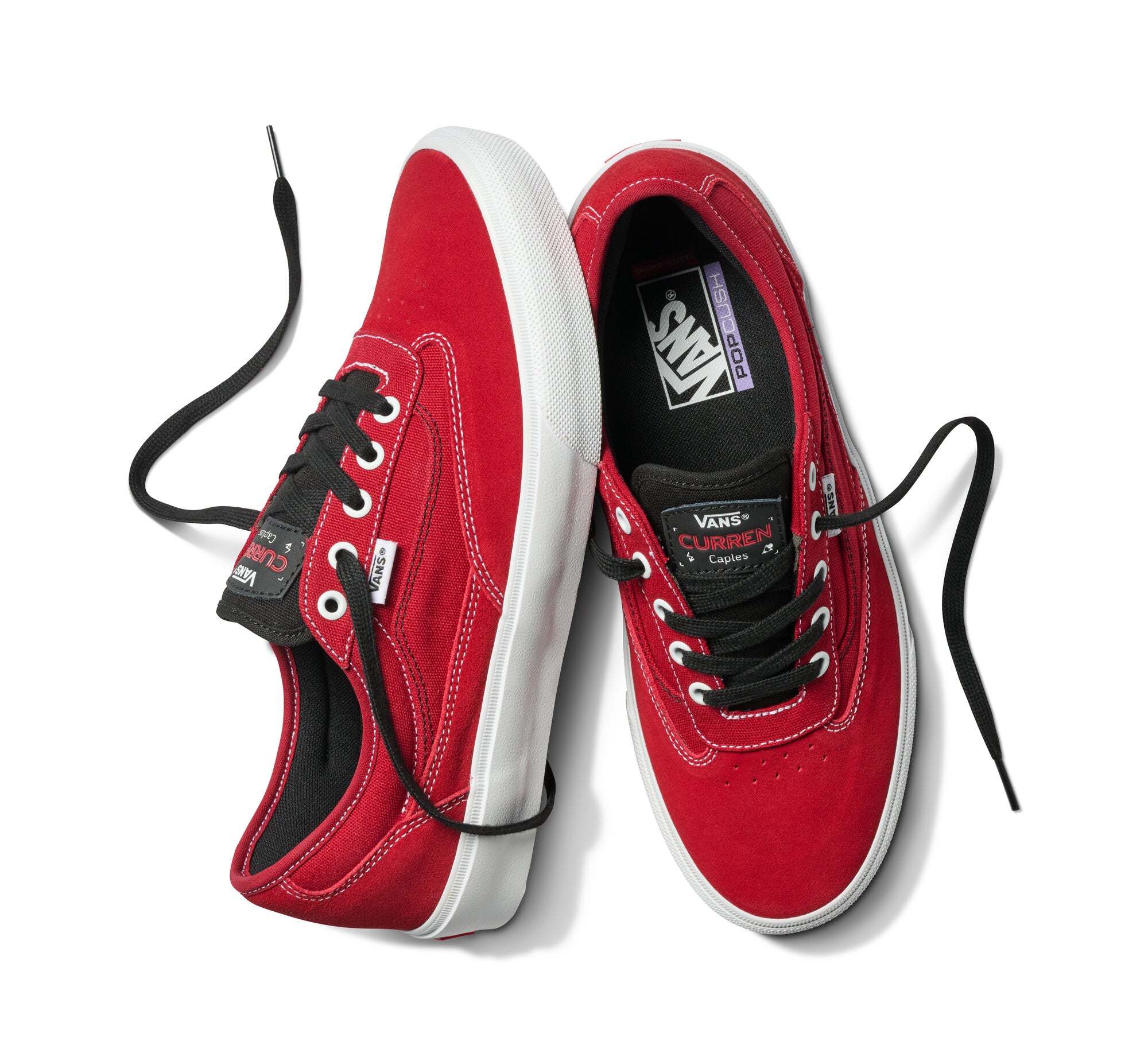 Red Caples Pro Model Vans Skate Shoes