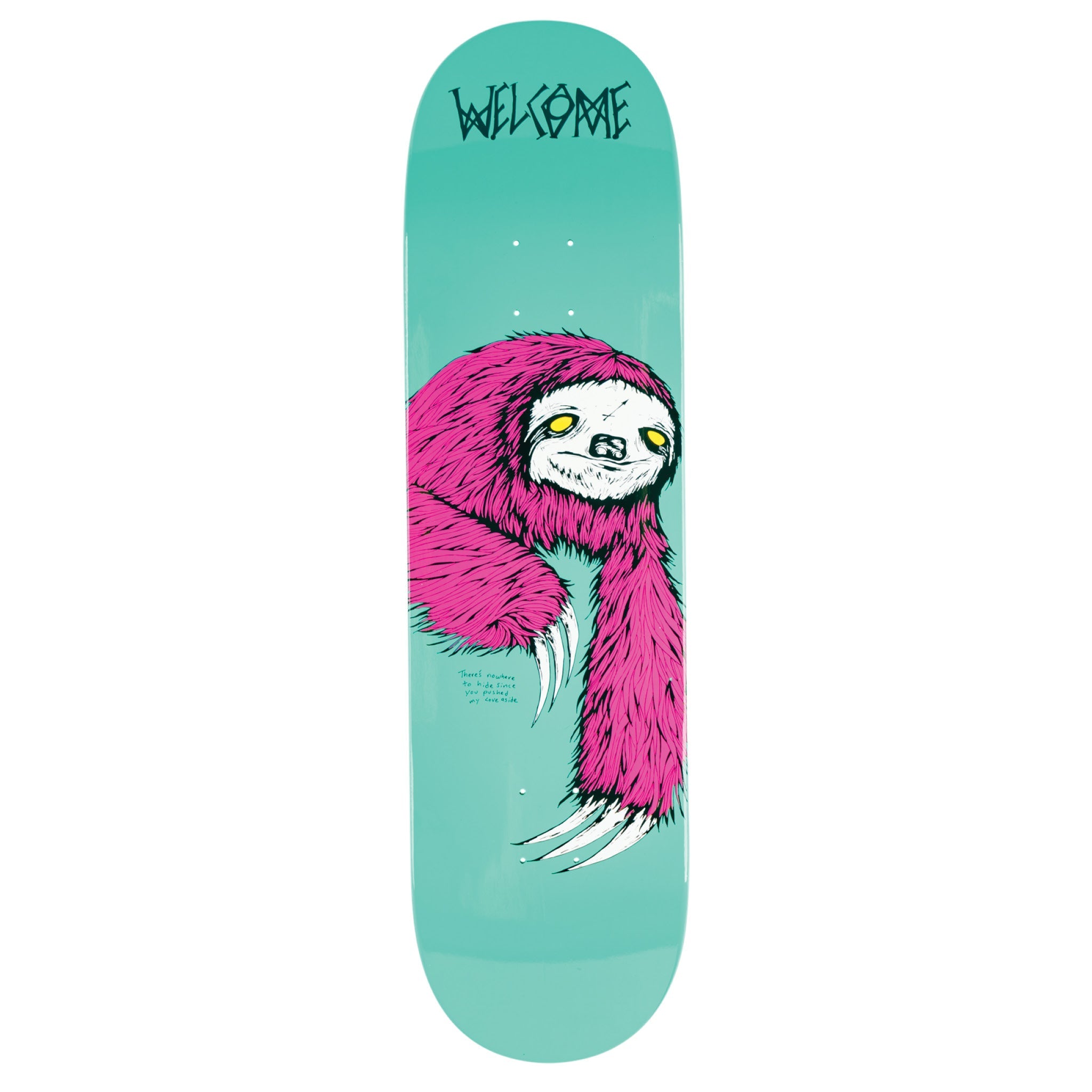 Deep Teal Sloth On Popsicle Welcome Deck