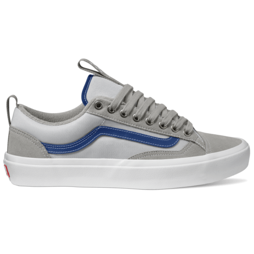 Vans Skate Old Skool 36+ Skateboard Shoe - Grey/Blue Vans Skate Old Skool 36+ Skateboard Shoe - Grey/Blue