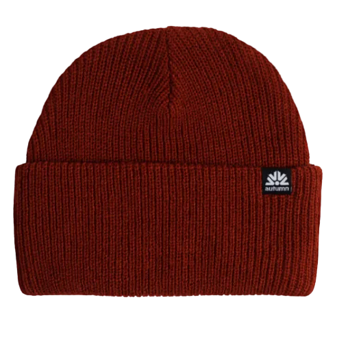 Autumn Simple Solid Beanie - Harissa