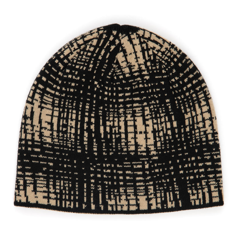 Shadow Plaid Corduroy Skully Beanie