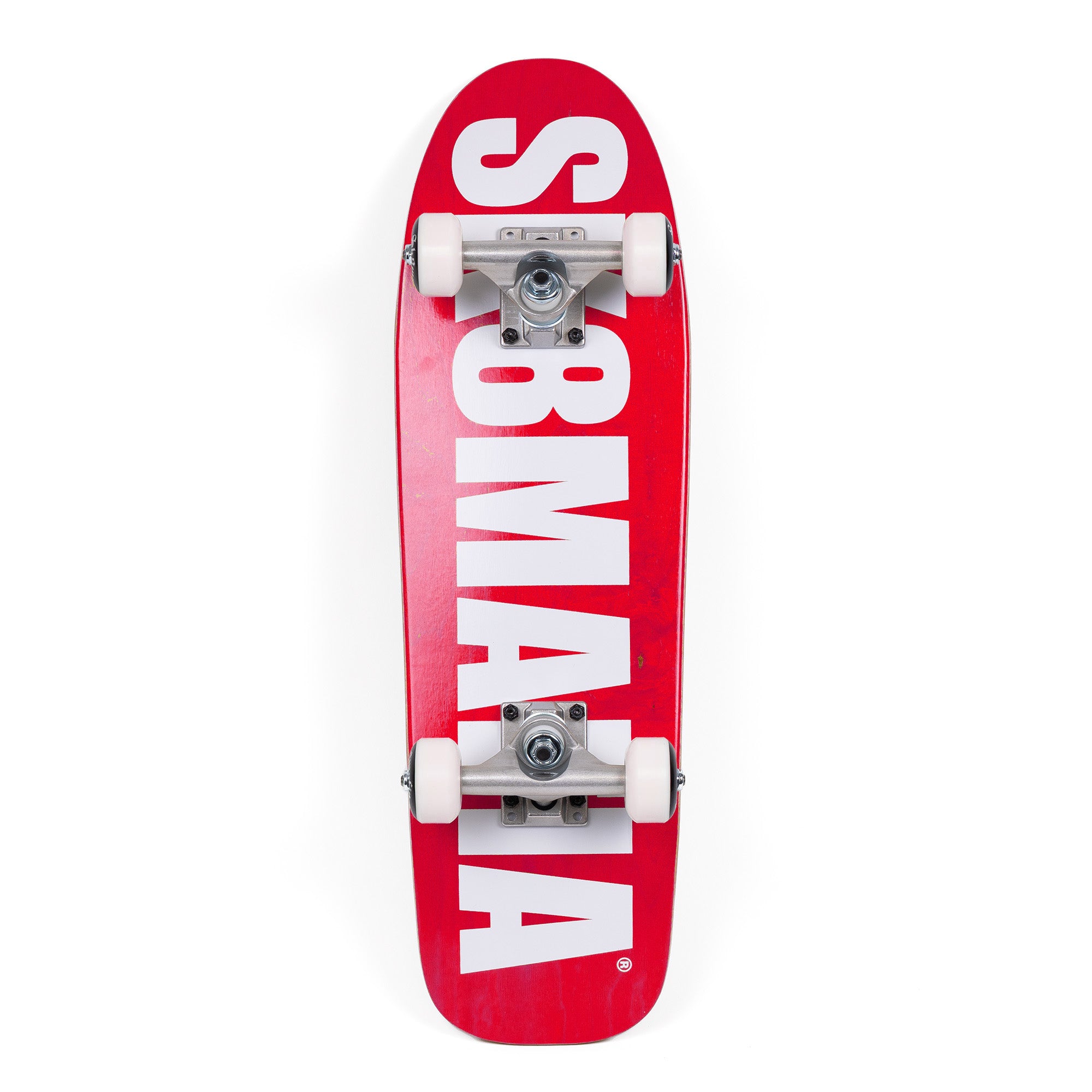 Sk8mafia OG Logo Micro Shaped Complete Skateboard - Red Stain
