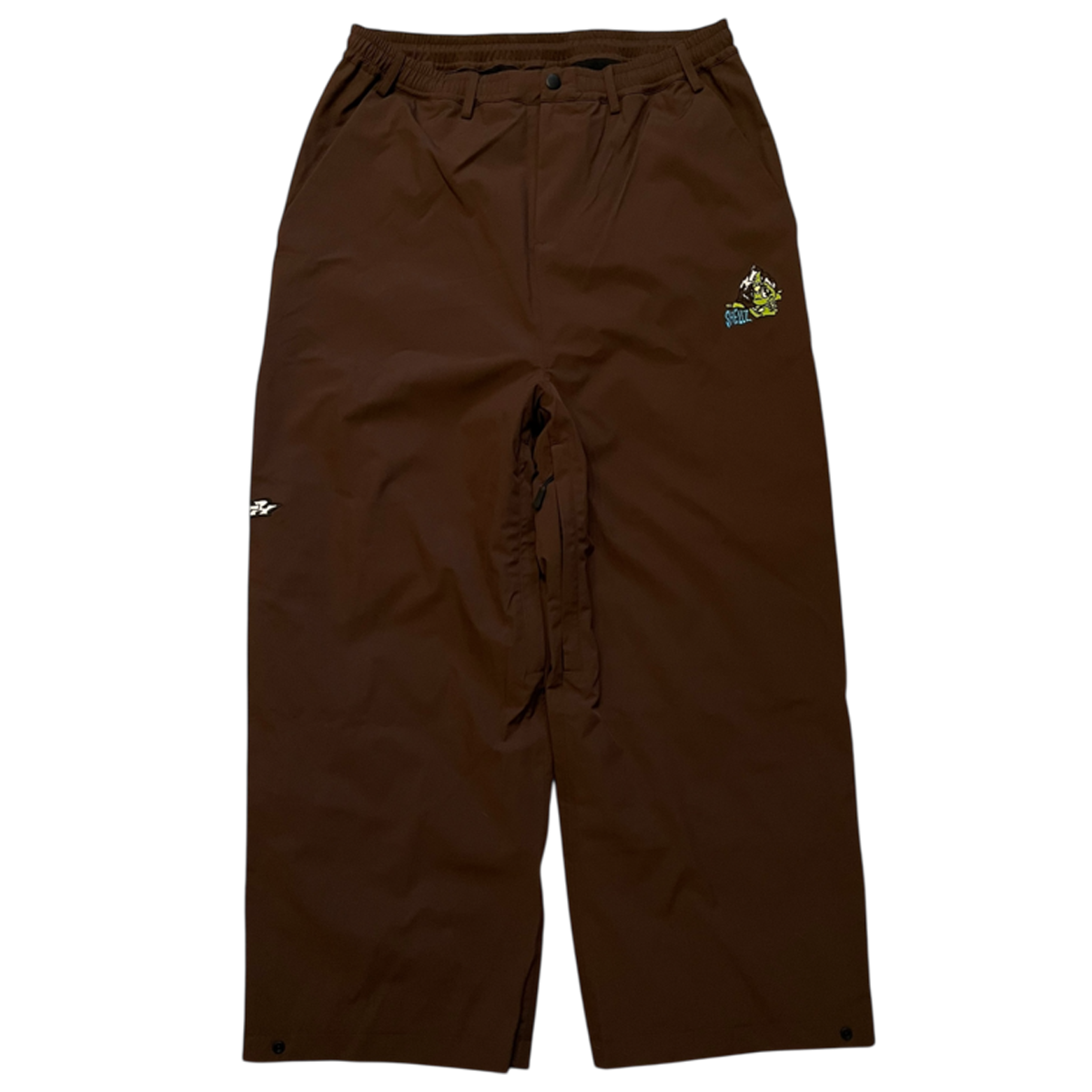 Chacolate Brown Smooth Shelz snowboard pants