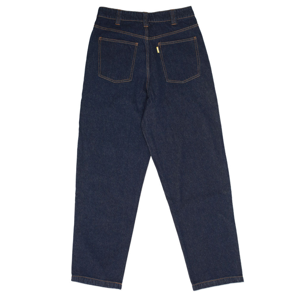 Dark Wash Blue Theories Brand Plaza Jeans Back