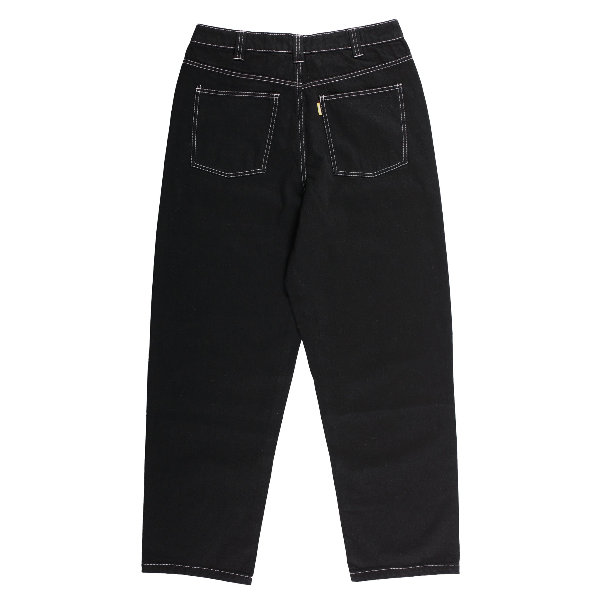 Black Contrast Stitch Plaza Theories Jeans Back