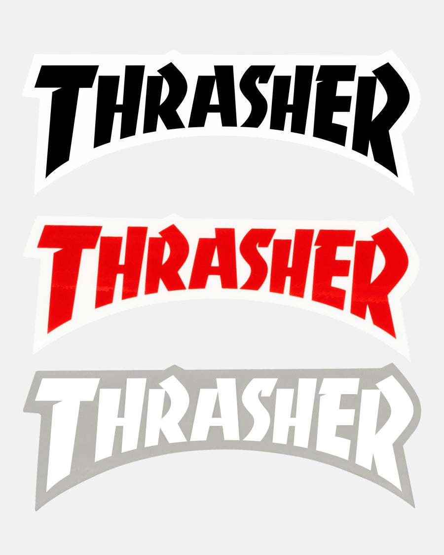 Thrasher Die Cut Logo Single Skateboard Sticker - Assorted Colors