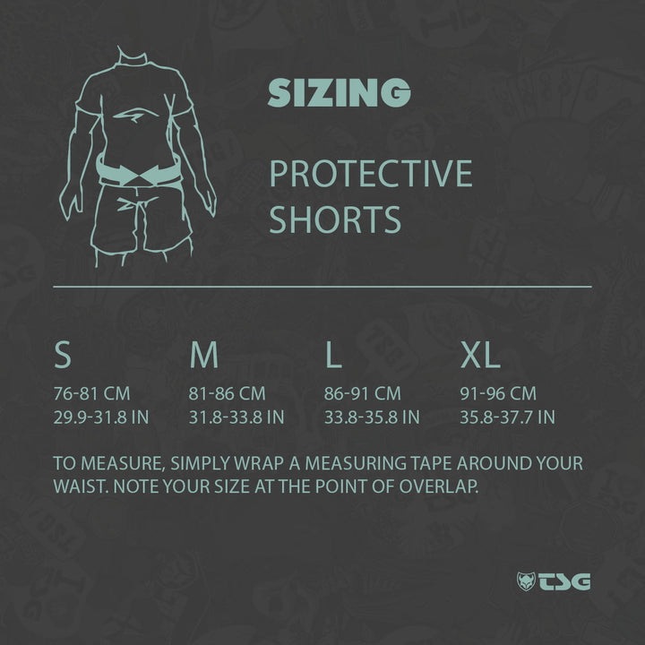 TSG Crash Pant Sizing