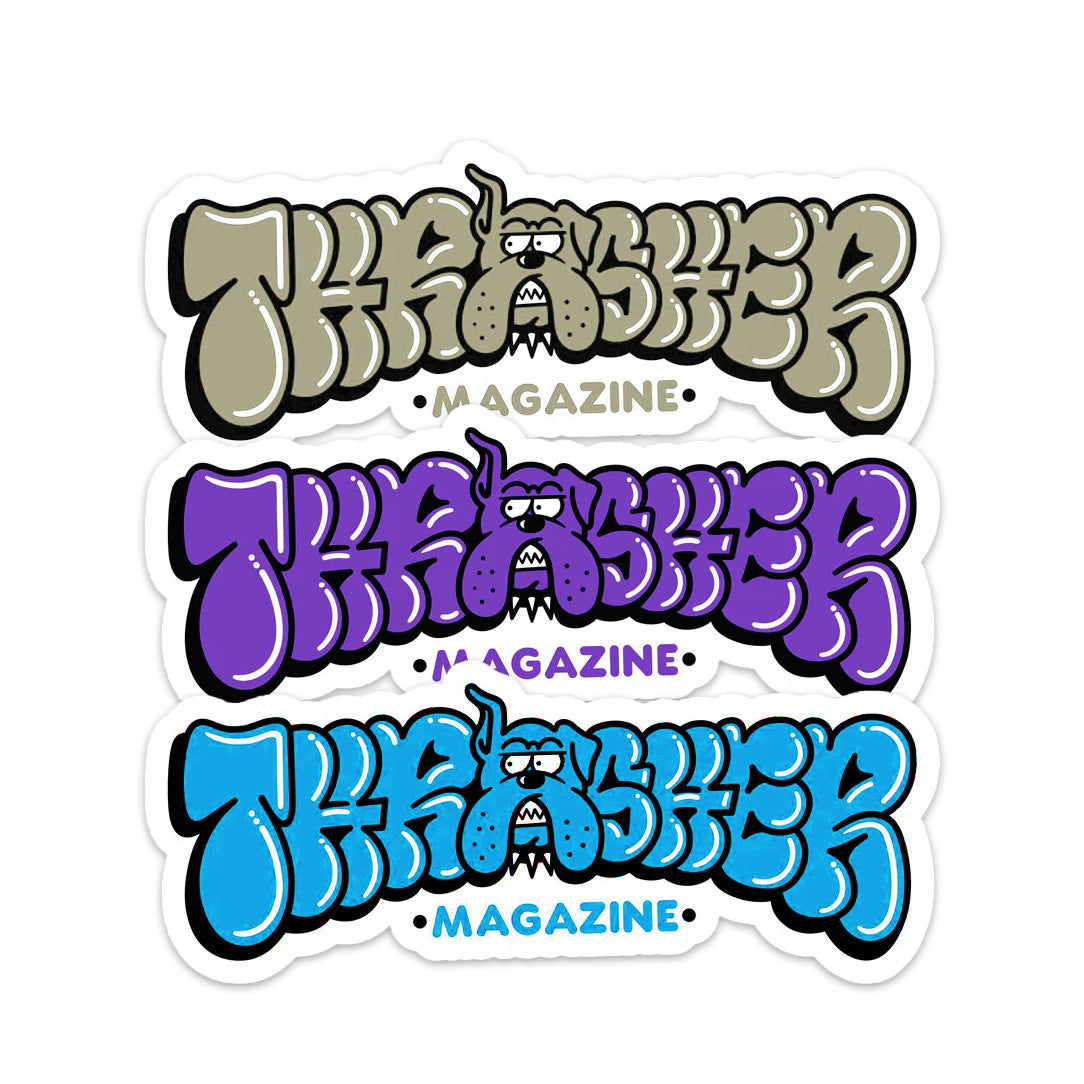 Thrasher Bully Skateboard Sticker