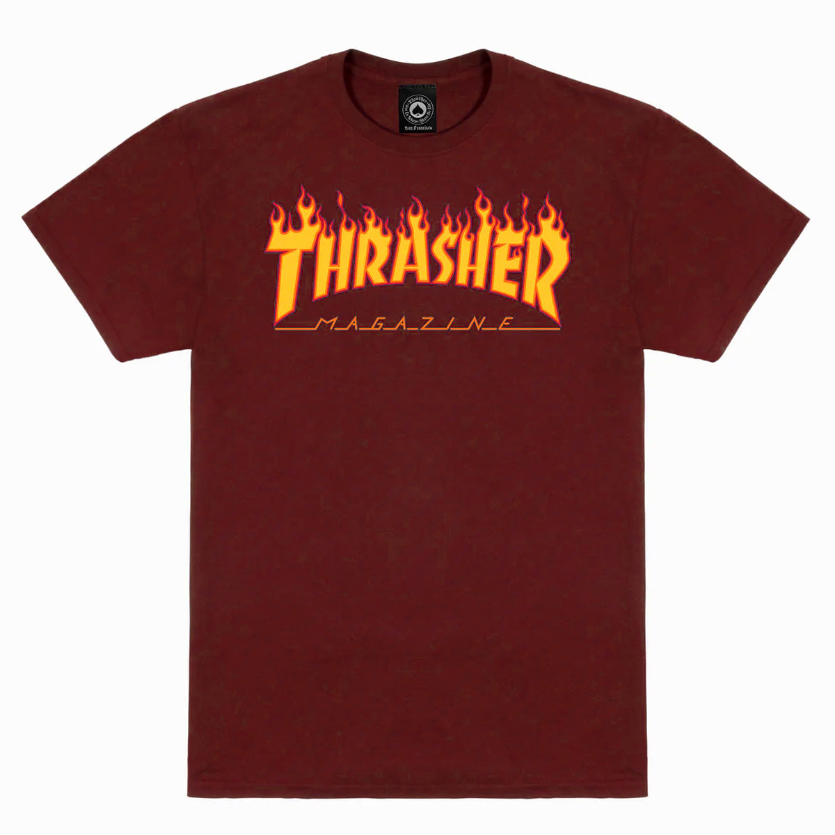 Cardinal Red Flame Logo Thrasher Magazine T-shirt