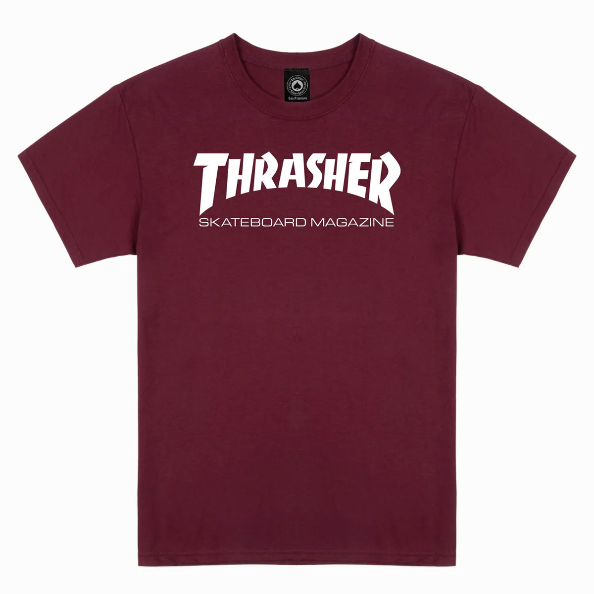 Burgundy Thrasher Mag T-Shirt