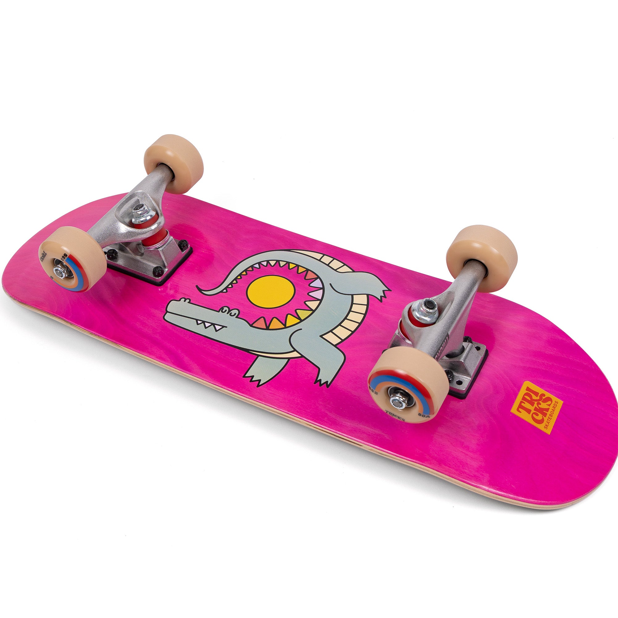 Rainbow Tricks Kids Complete Skateboard Side