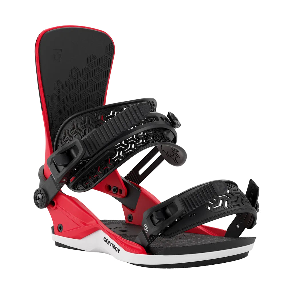 2027 Red Contact Union Bindings Front