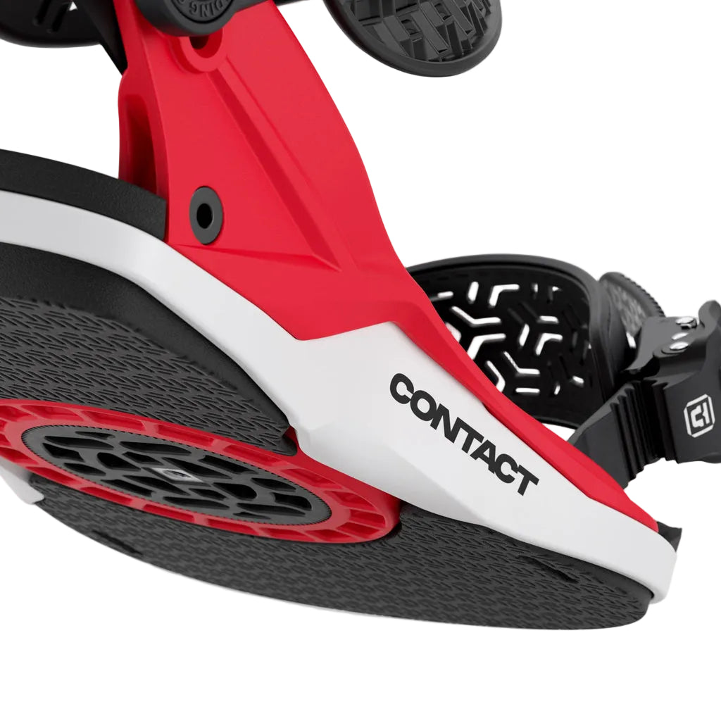 2027 Red Contact Union Bindings Detail