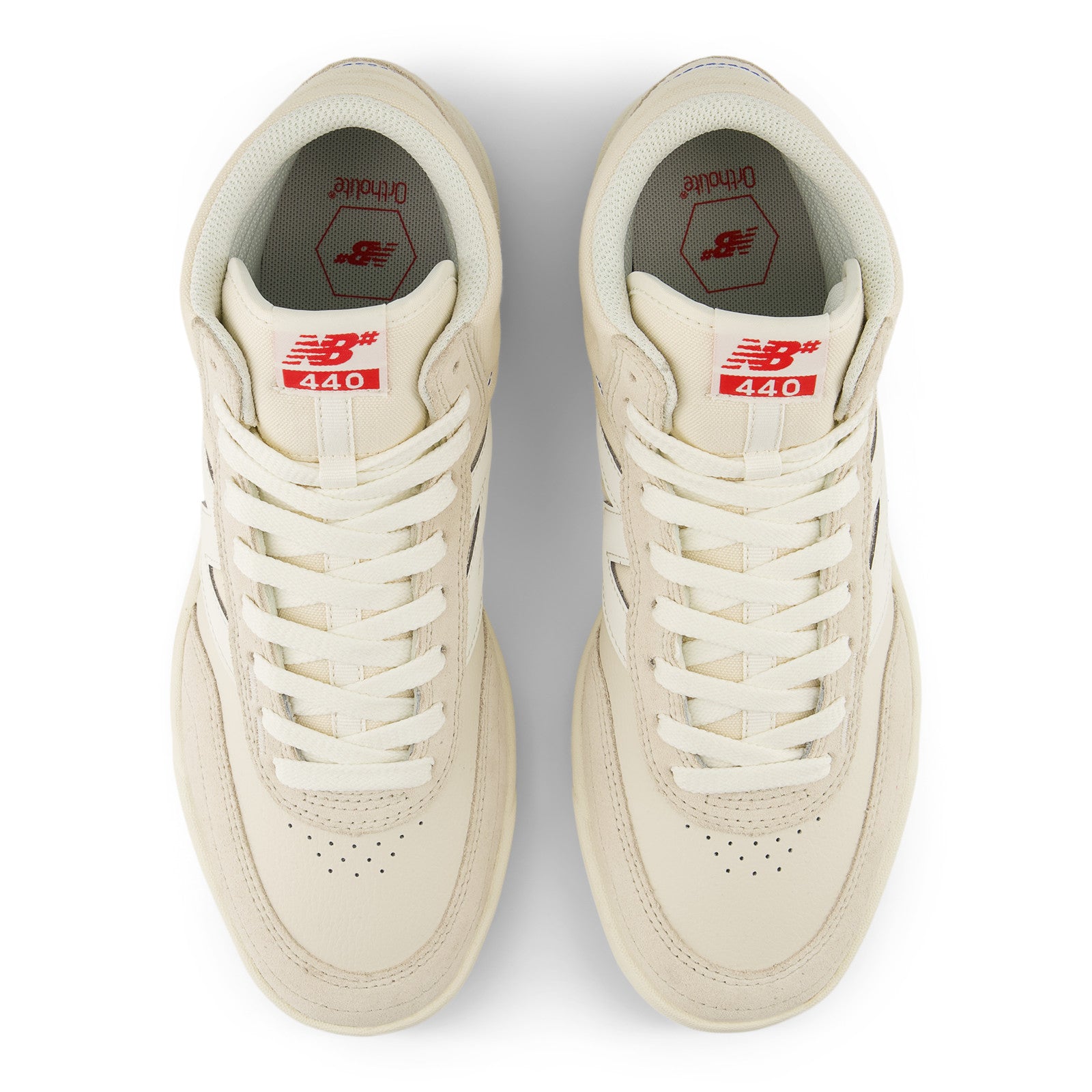 White 440v2 High NB Numeric Skate Shoe Top