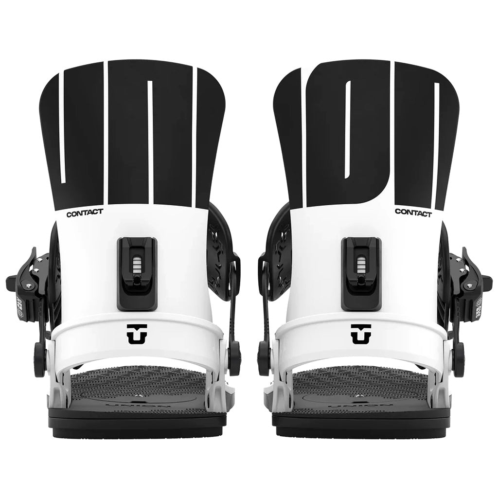 Pair of 26/27 white Union Contact bindings