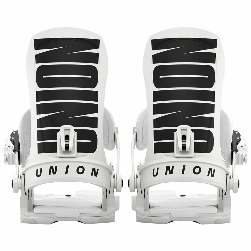 Pair pf 26/27 Union Snowboard bindings in stone