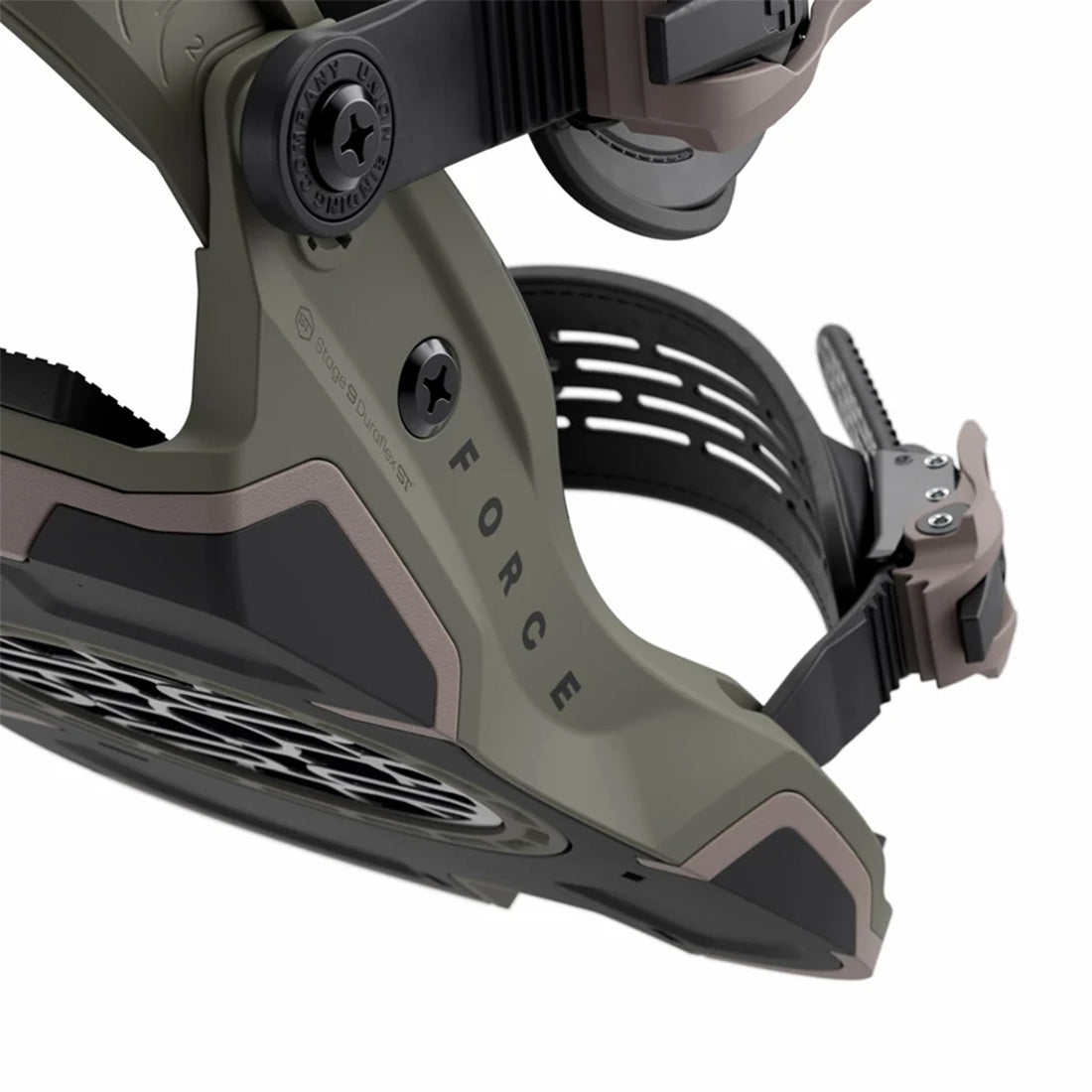 2027 Tactical Green Union Team Force Binding close up