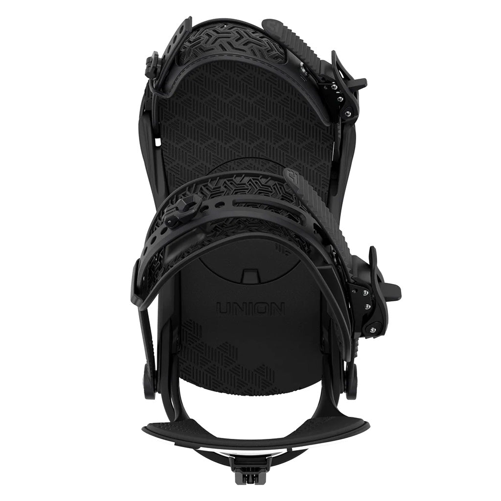 Union Contact snowboard binding top view