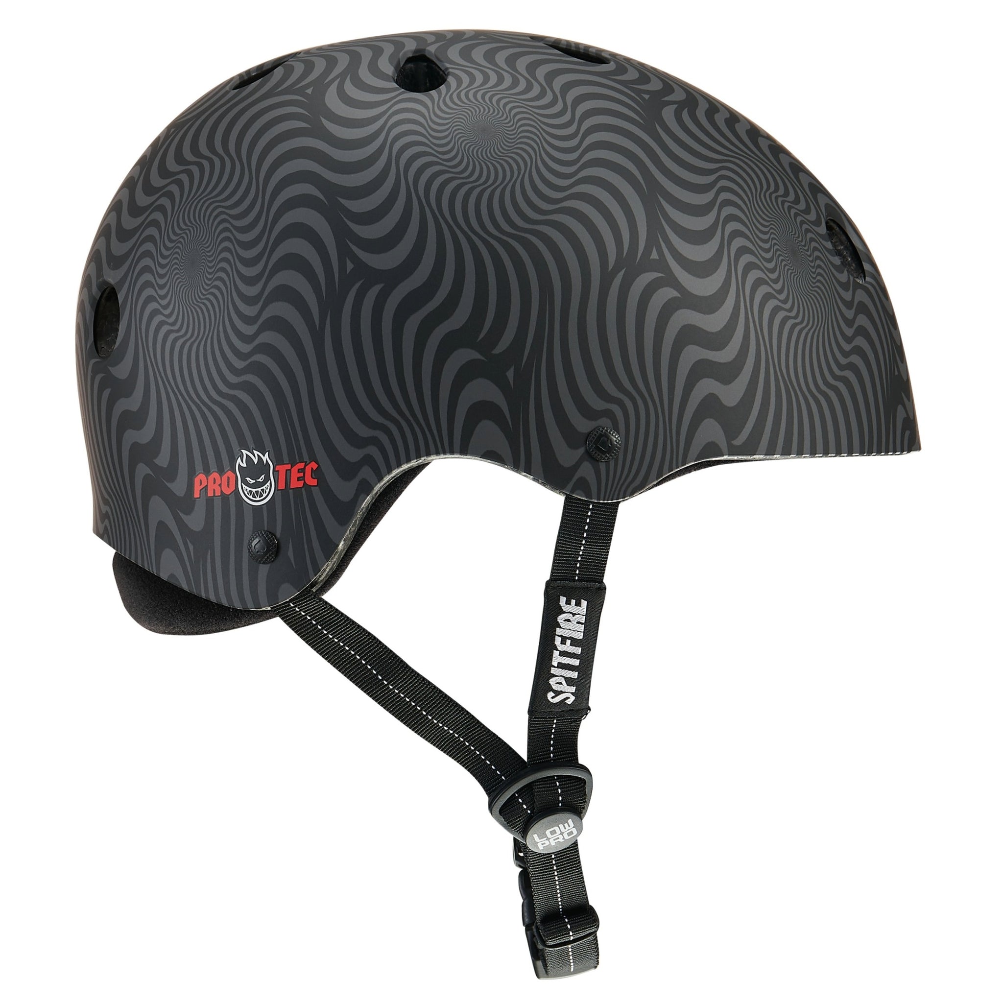 Black Swirl ProTec Spitfire Edition Skate Helmet