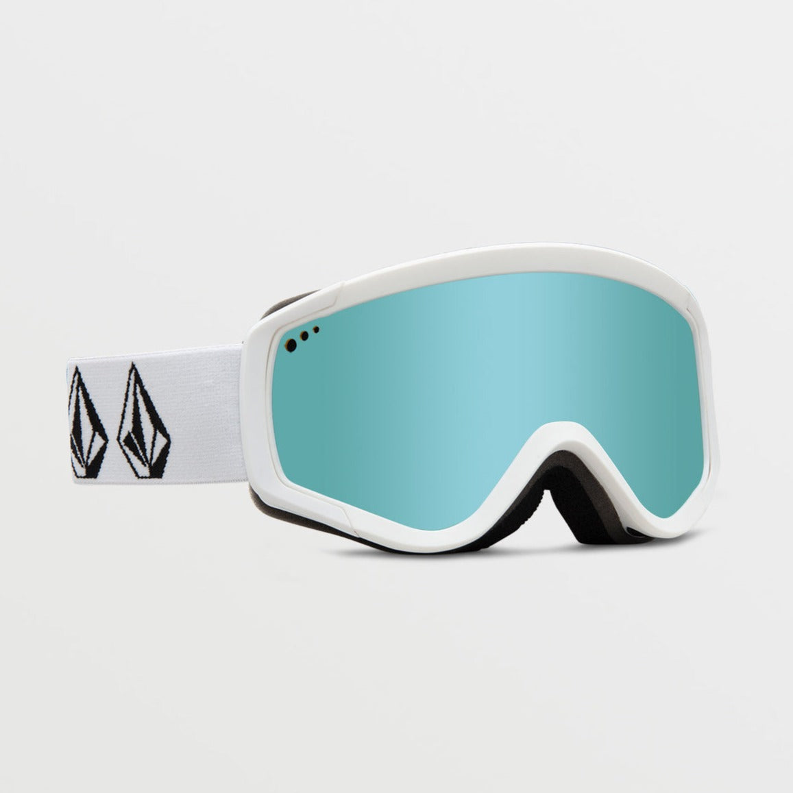 Matte White Stone Youth Attunga Volcom Snow Goggles