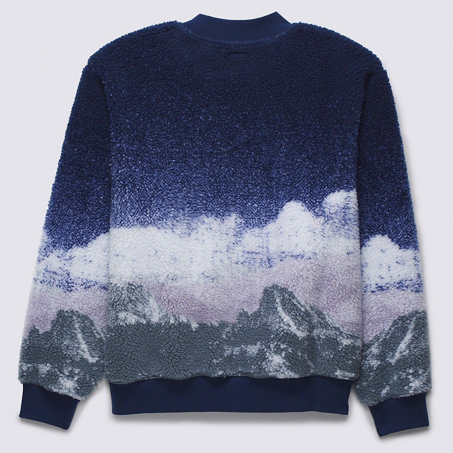 Dress Blues Overlook Sherpa Vans Sweatshirt Back