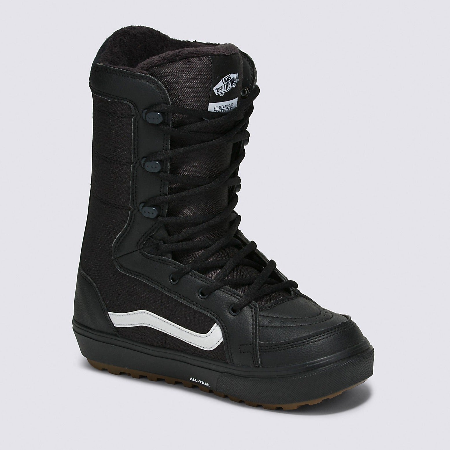 Black/Gum Hi-Standard Linerless Vans Snowboard Boots