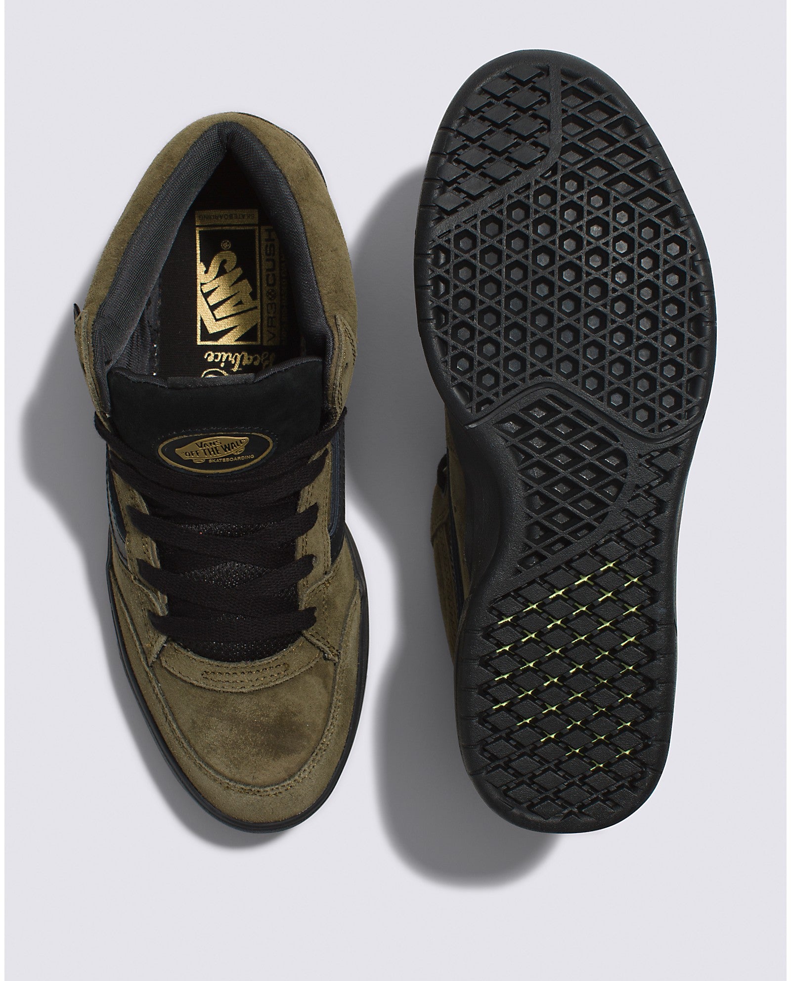 Dark Olive Beatrice Domond Zahba Mid Vans Skate Shoe Top/Bottom